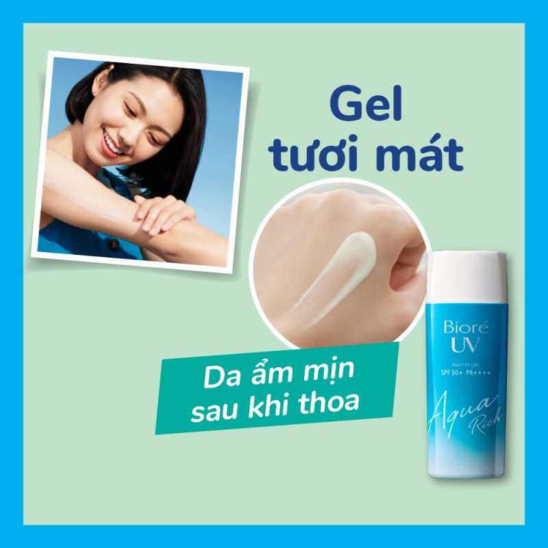 Kem chống nắng biore uv SPF 50+ PA++++ 50g / 90ml Sảng khoái không nhờn dính tránh tia tử ngoại