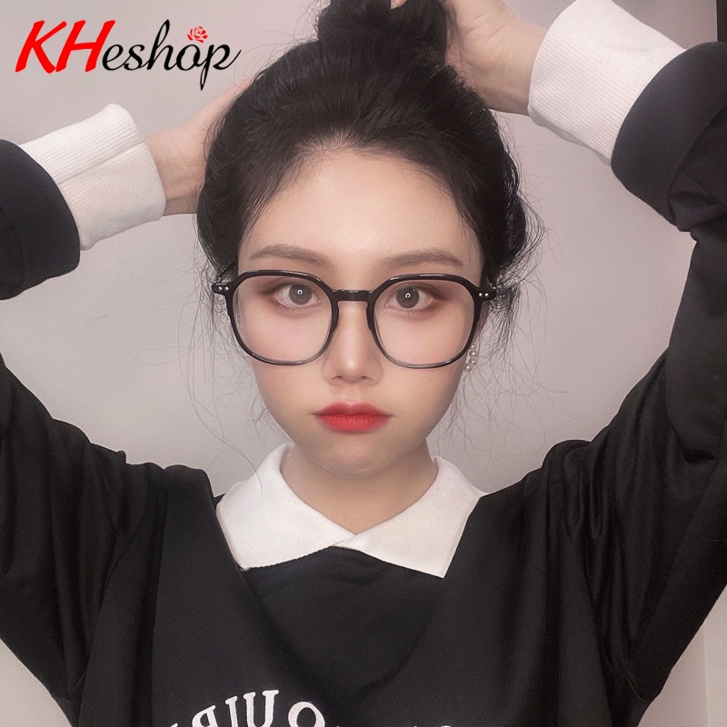 Gọng Kính Cận tròng 0 độ, thiết kế vuông tròn độc đáo nổi bật phong cách cá tính mã Y0800