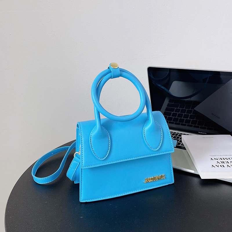 Túi Đeo Vai Hình Vuông Cỡ Nhỏ Màu Trơn Thời Trang Cho Nữ