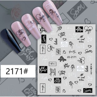 sticker trang trí nail mã jo