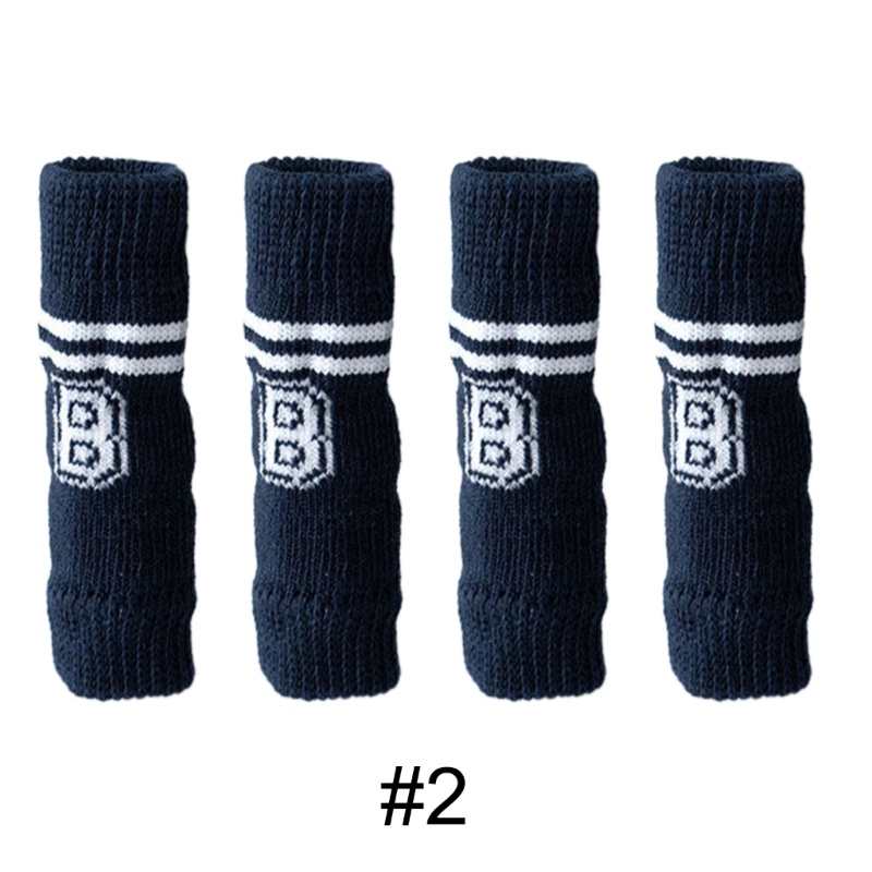 Set 4 Đôi Tất Dệt Kim Giữ Ấm Bảo Vệ Đầu Gối Cho Thú Cưng Cỡ Nhỏ / Trung Bình / Nhỏ