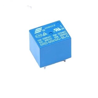 Relay 5v 10a 5 chân srd 05vdc-sl-c số lượng 10c