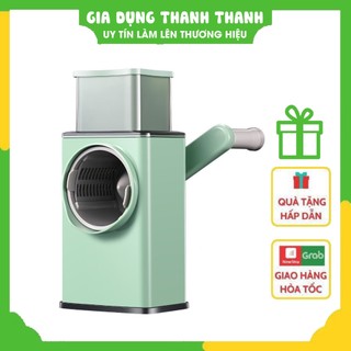 Máy thái lát rau củ quả - máy bào sợi cắt củ quả đa năng kèm 6 lưỡi dao cắt tiện dụng