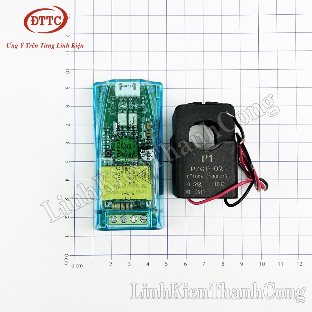 Module Đo Dòng Điện, Điện Áp AC PZEM-004T 220V 100A Giao Tiếp TTL