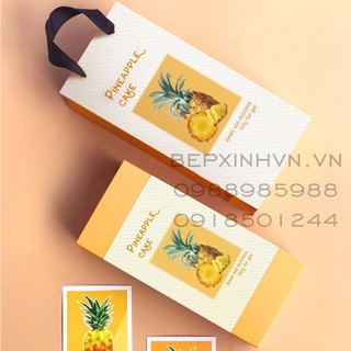 Hộp bánh dứa vàng