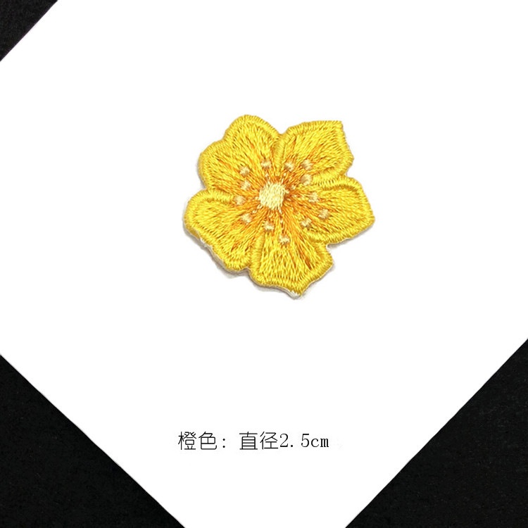 Sticker Ủi Thêu Hình Hoa Trang Trí Áo Thun Cho Bé