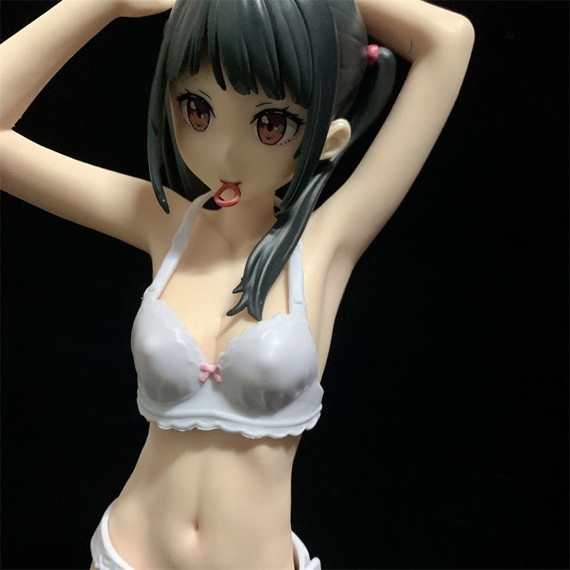 Mô Hình Nhân Vật Nữ Anime Fuku No Mannaka 28cm Bằng PVC Có Thể Tháo Rời