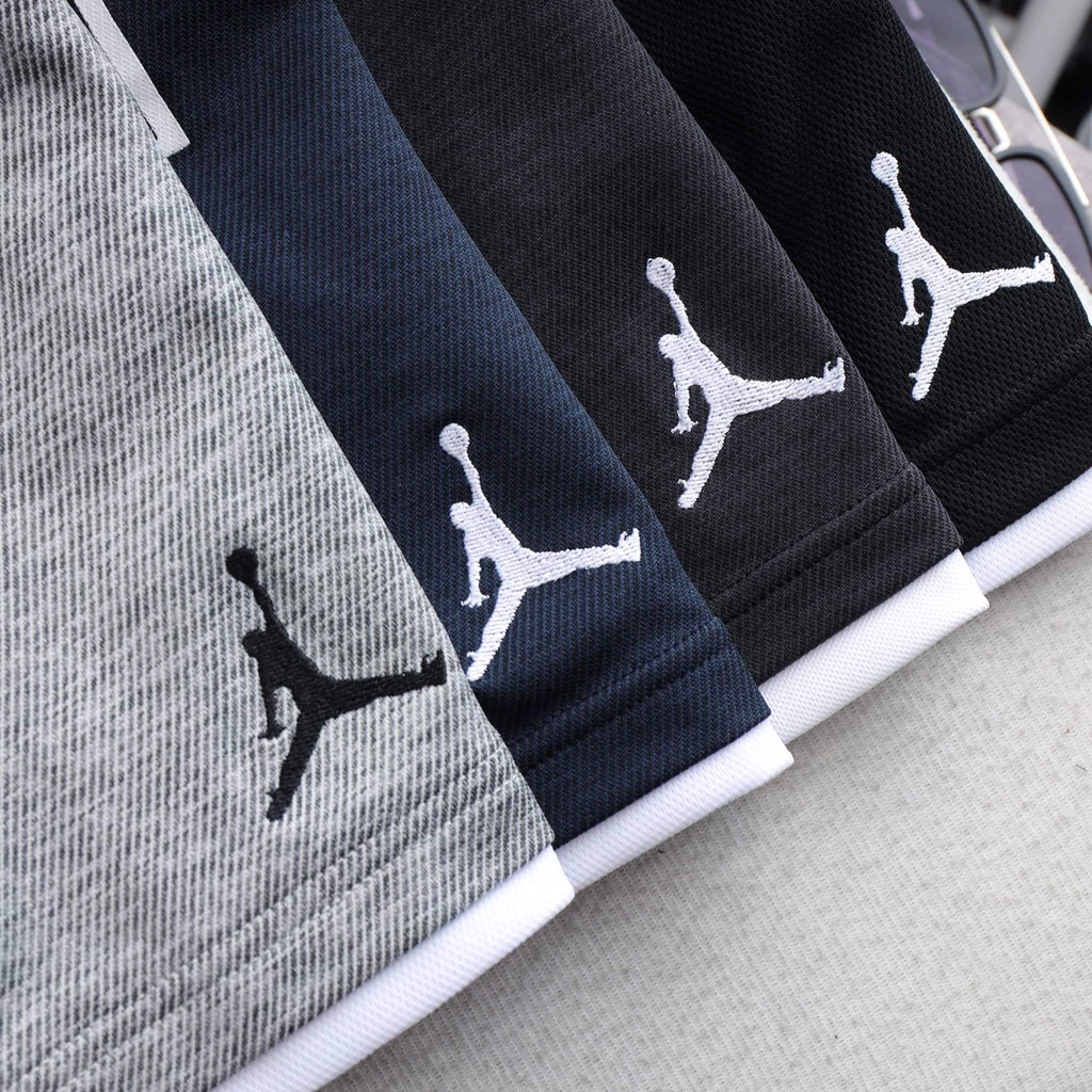 Quần short lửng thể thao nam lưng chun, chất thun vải mè cao cấp JD001