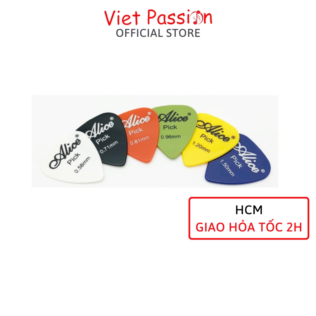 Pick gảy phím gảy đàn Alice độ dày 0,58mm chất lượng Viet Passion HCM