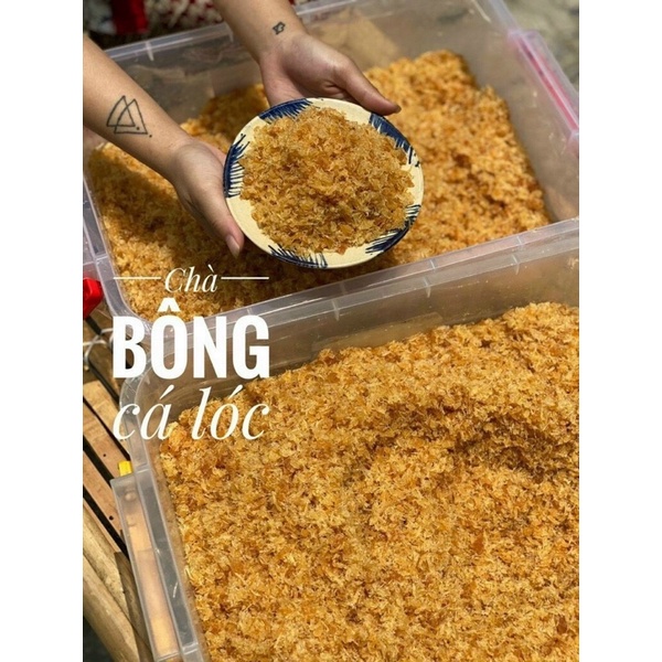 Chà bông cá lóc nhà Làm hộp 250gr