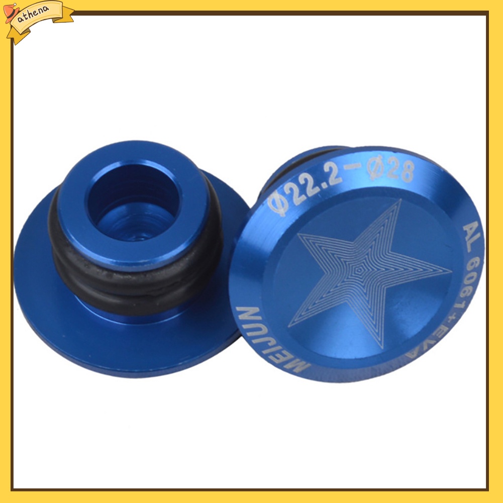 Bộ 2 Nút Bịt Đầu Tay Nắm Xe Đạp Leo Núi Bằng Hợp Kim Nhôm