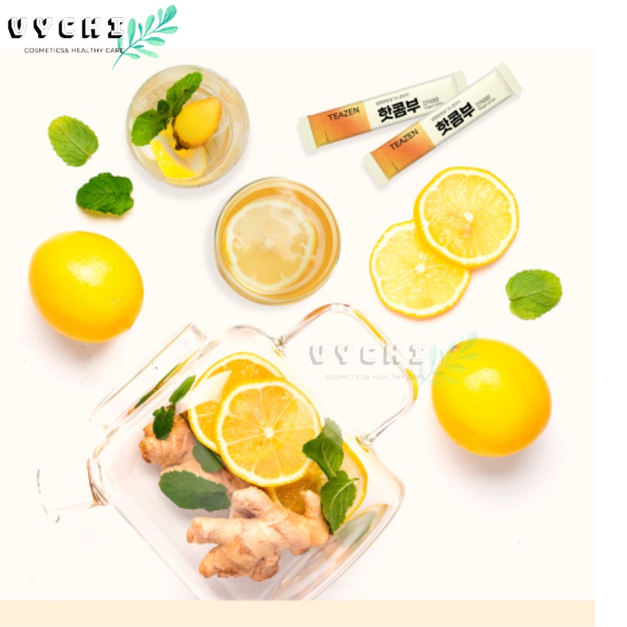 Trà Teazen Kombucha chanh gừng nhập khẩu Hàn Quốc