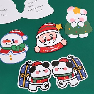 3 Thiệp Noel Merry Christmas 12.6*13.7Cm