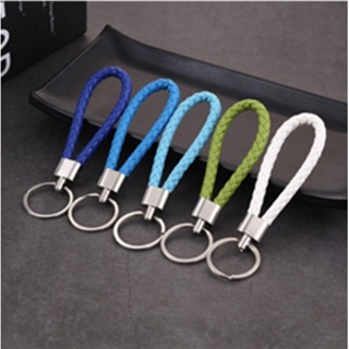 Image of [SG Seller] Key Ring with Braided Rope Keychain holder an ideal gifts to DIY