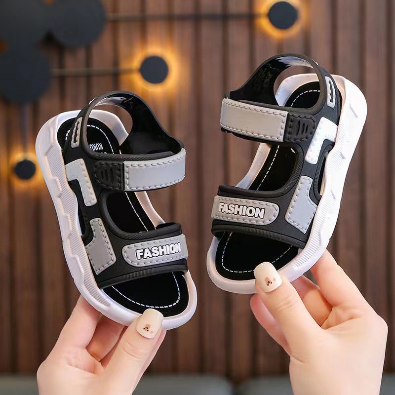 Giày Sandal Đế Mềm Chống Trượt Phong Cách Hàn Quốc Thời Trang Đi Biển Cho Bé Gái ttc410