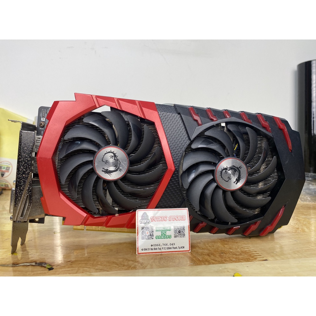Card Màn Hình VGA RX 470 570 480 580 4G và 8G FULL Cổng và 1 DVI