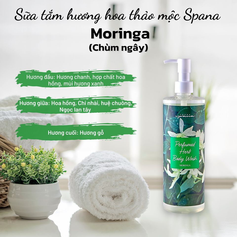 Sữa tắm SPANA Perfumed Herb Body Wash hương hoa thảo mộc chai 500ml |  Shopee Việt Nam