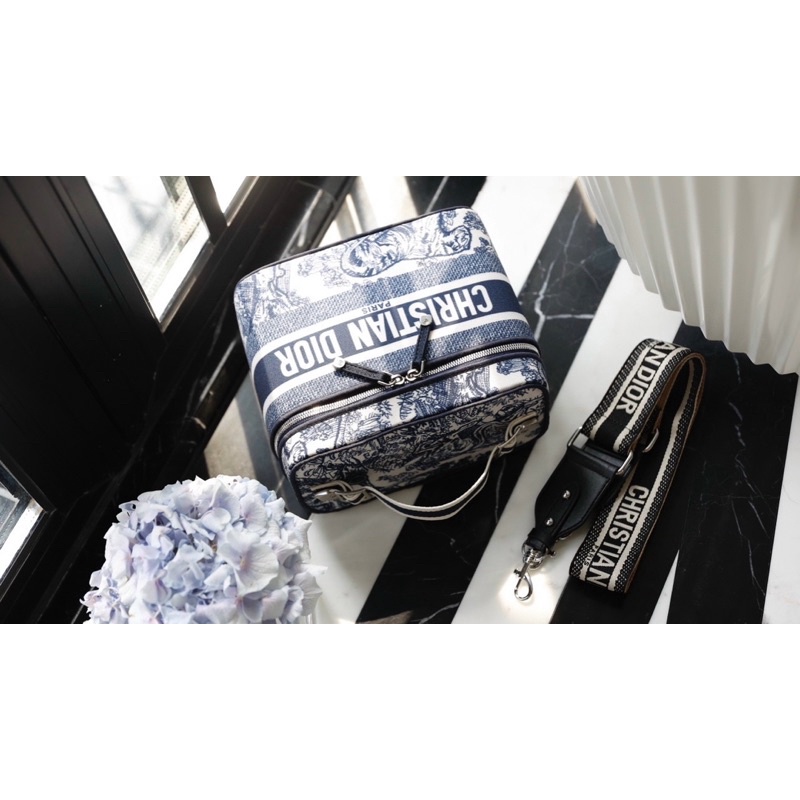 Túi Dior Vanity Blue Sp