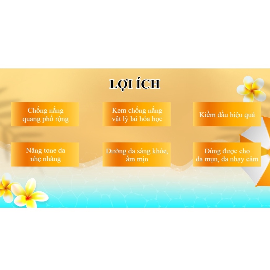 Kem chống nắng RIORI HANA SPF 50 - SUN CREAM 50g