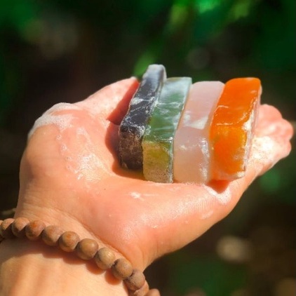 Vụn Xà Bông Sinh Dược Hữu Cơ - Greenlife - Giảm Mụn Lưng_Dưỡng Da_100% Thiên Nhiên