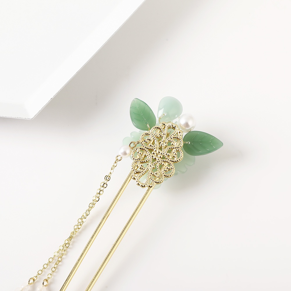 Trâm Cài Tóc Hợp Kim Hình Hoa Lá Phong Cách Trung Hoa Cổ Điển Cho Nữ