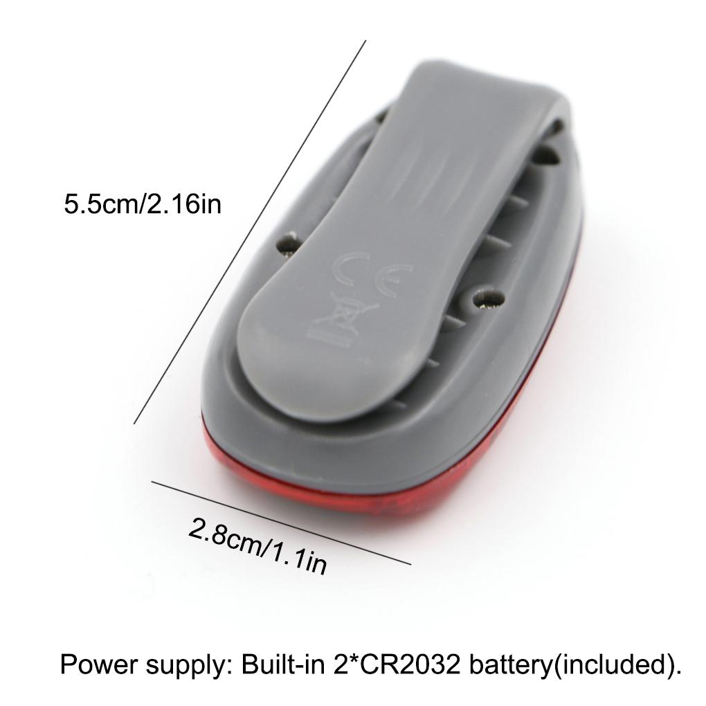 Đèn LED Gắn Đuôi Xe Đạp 3 Chế Độ Điều Chỉnh Được Chống Nước Chạy Pin