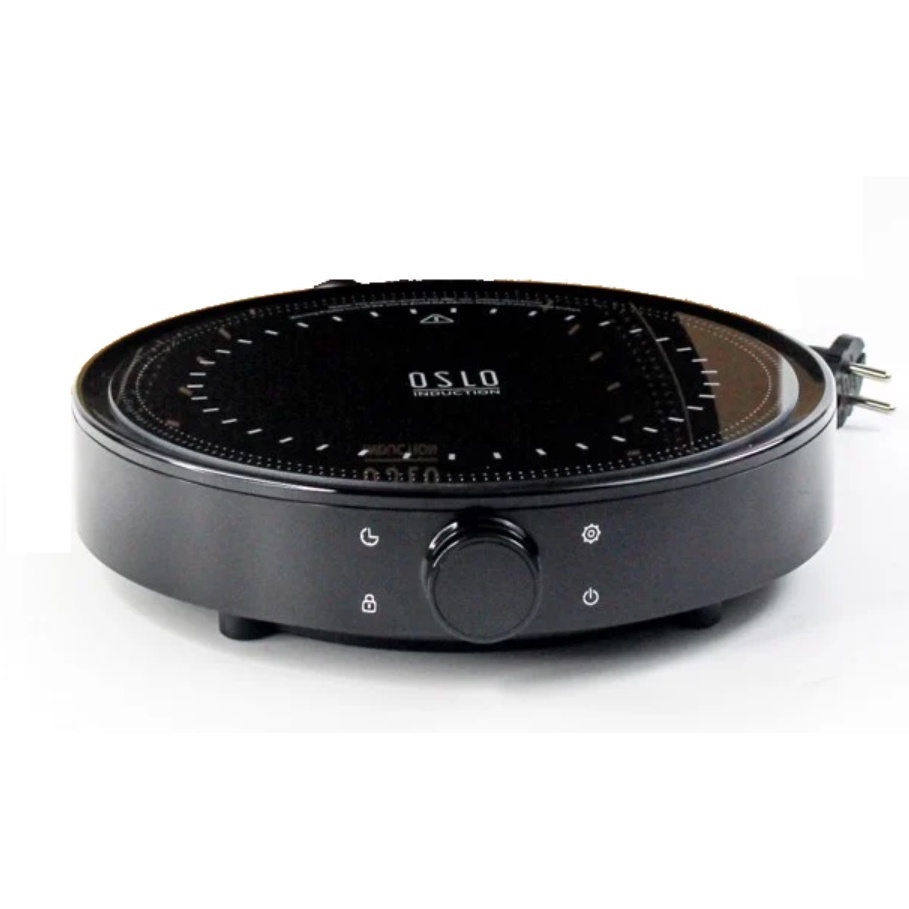 Bếp điện từ đơn mini cao cấp mặt kính cường lực thương hiệu Oslo - Chính hãng bảo hành 24 tháng