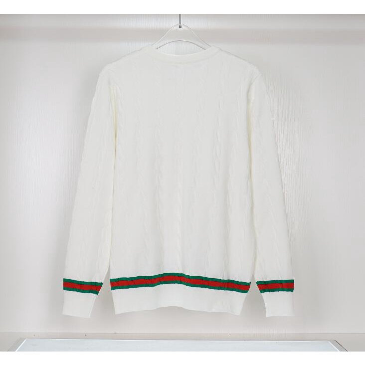Gucc Áo sweater Cổ Tròn Chất Liệu cotton Thời Trang Cho Nam Nữ