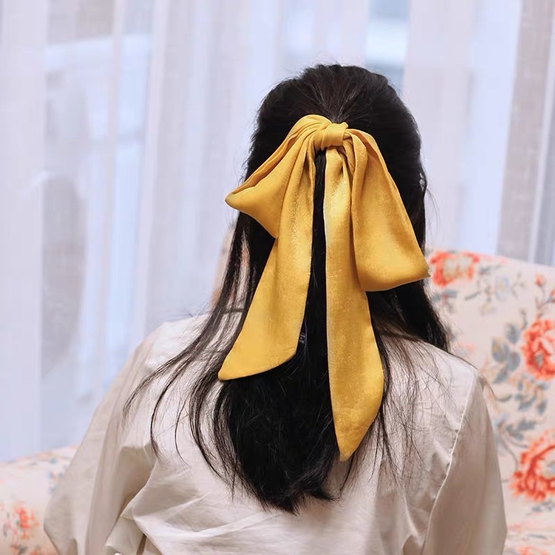 Khăn choàng cổ thắt nơ Khăn thắt nơ áo sơ mi trơn - Khanturban.vn