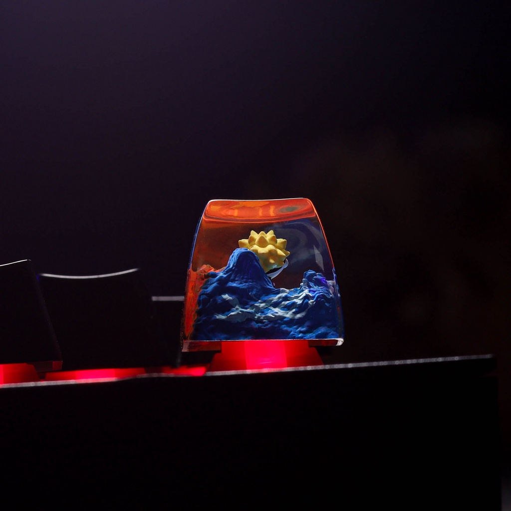 Keycap Naruto, Keycap anime Naruto, Keycap lẻ SA profile, Keycap artisan handmade