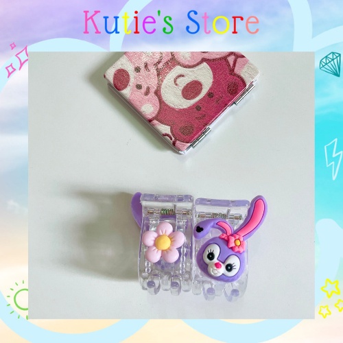 KẸP CÀNG CUA 5 RĂNG HÌNH THÚ DỄ THƯƠNG GẤU DÂU, LOTSO, THỎ STELLA
