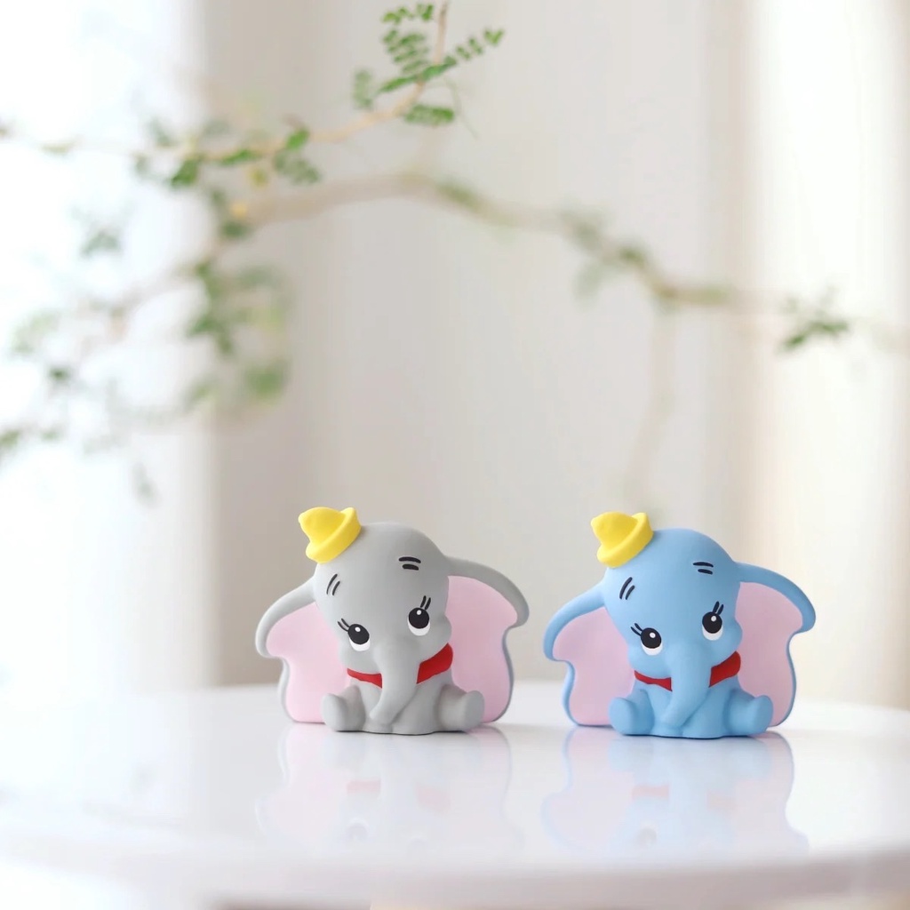 Tô tượng thạch cao voi dumbo 2d size nhỏ 5.5cm(không kèm màu và cọ)