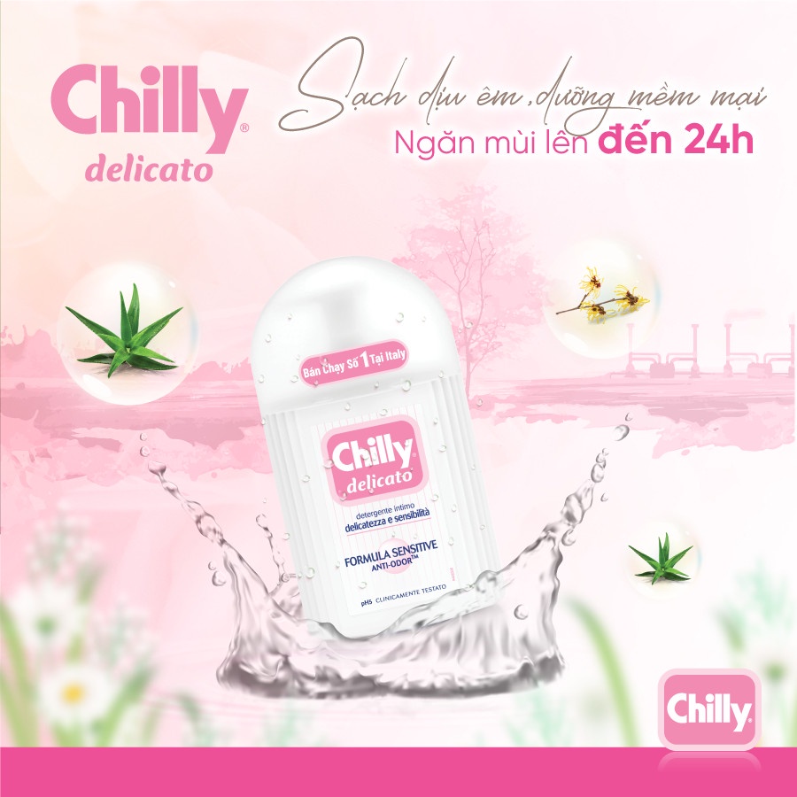 Dung Dịch Vệ Sinh Phụ Nữ Chilly Gel 200ml