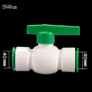 Van khóa nối nhanh không cần hàn nhiệt ống ppr, hdpe tháo nắp dễ dàng dn40 dn50