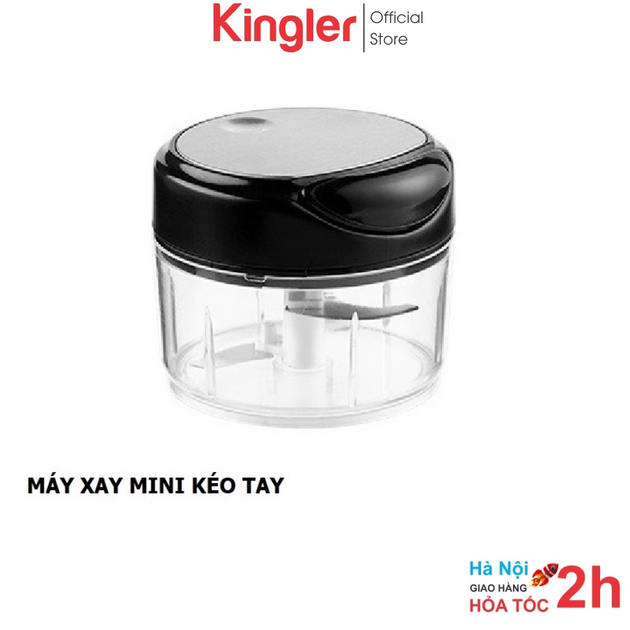 Máy Xay Đồ Mini Cao Cấp, Máy Xay Bằng Tay, Máy Xay Dây Kéo, Xay Rau Củ, Đồ Ăn Dặm Cho Bé, Xay Thực Phẩm - Kingler 5205
