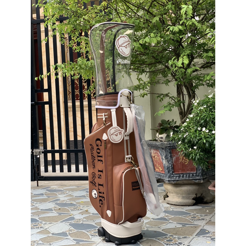 TÚI GẬY GOLF MALBON BÁNH XE MẪU MỚI