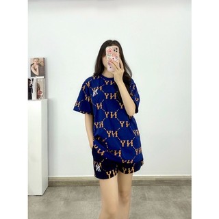 Áo phông NY015 MLB MONOGRAM TEE Made in VN full tag code