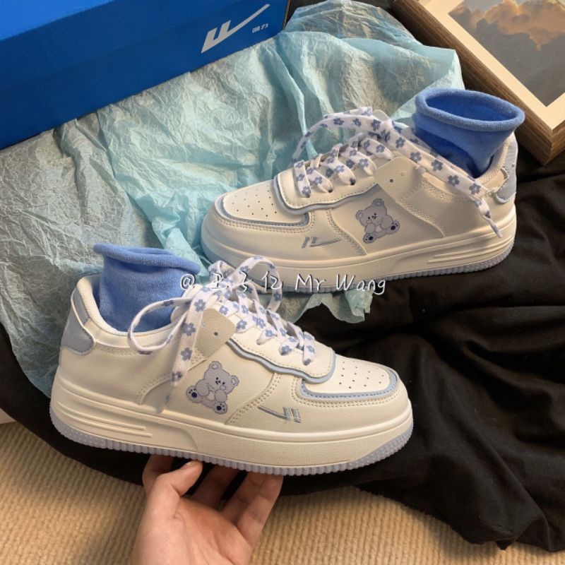 Giày thể thao Blue Bear dễ thương học sinh Hirostore