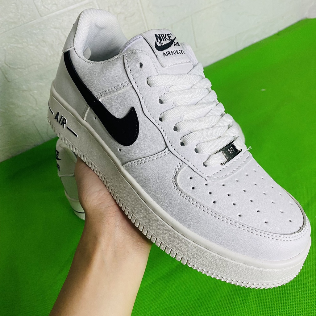 Giày Vệt Đen,Giày AF1 trắng móc đen hàng đẹp dành cho Nam Nữ