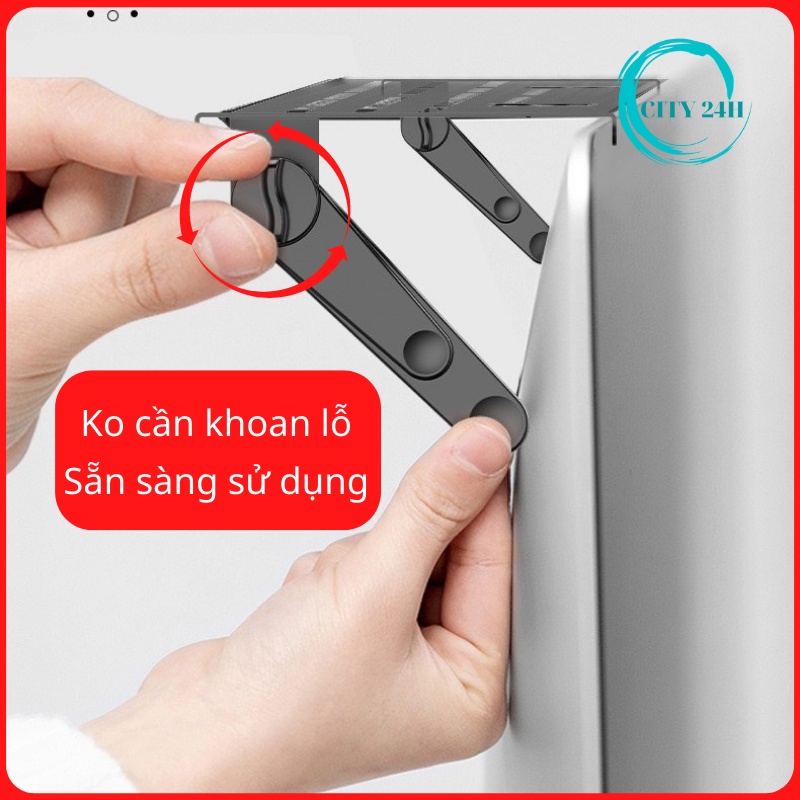 Kệ Giá Để Đồ Gác Trên Màn Hình Tivi, Chất Liệu Thép, Phun Sơn Chống Tĩnh Điện