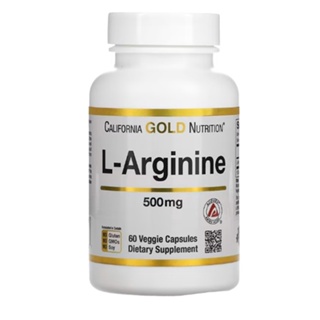California gold nutrition l-arginine 500mg 60 viên - chính hãng muscle - ảnh sản phẩm 1