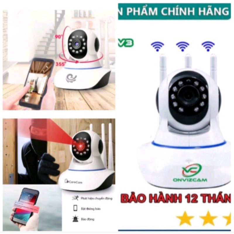 1 KAMERA QUAN SÁT GIÁM SÁT QUA WI-FI THÔNG MINH GHI HÌNH SẮC NÉT QUAY RÕ ĐẸP MẪU MỚI HÀNG CHUẨN