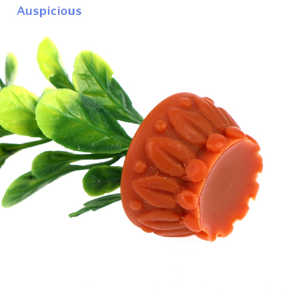 Chậu Cây Xanh Giả Tỉ Lệ 1: 12 Dùng Trang Trí Nhà Búp Bê