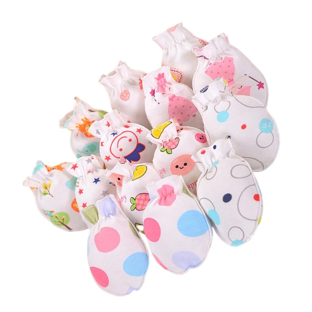 2 Đôi Găng Tay Chống Cào Xước Bảo Vệ Mặt Cho Bé