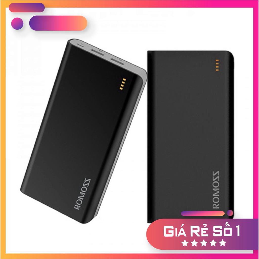 SIÊU ƯU ĐÃI Pin sạc dự phòng Romoss Solit 20 20.000mAh tặng đèn LED - Hãng phân phối chính thức SIÊU ƯU ĐÃI