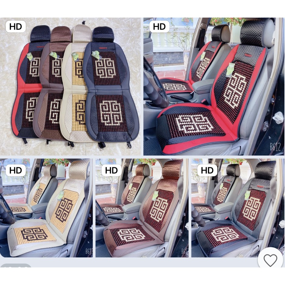 Áo Ghế Tangdi Chất Liệu Da Phối Hạt Gỗ Hoa Văn Cao Cấp, Sang Trọng, Chống Nóng, Cho Xe Ô Tô - Ghế Văn Phòng - Ghế Xe Tải