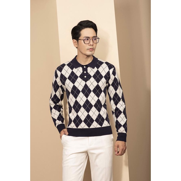 ÁO LEN ADAM STORE THOI TRẮNG XANH AL034X