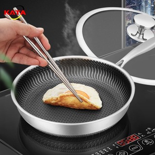  Chảo Chống Dính Tổ Ong BlackCube Inox 316L Cao Cấp Đáy Khắc Laser Dẫn Nhiệt Đều 