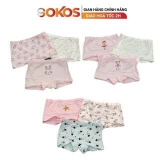 Set 3 quần lót cho bé quần chip đùi cho bé teengo vải cotton nhật