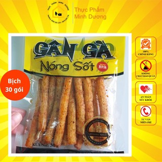 Bịch 30 gói gân gà nóng sốt cay đồ ăn vặt cổng trường đồ ăn vặt tuổi thơ